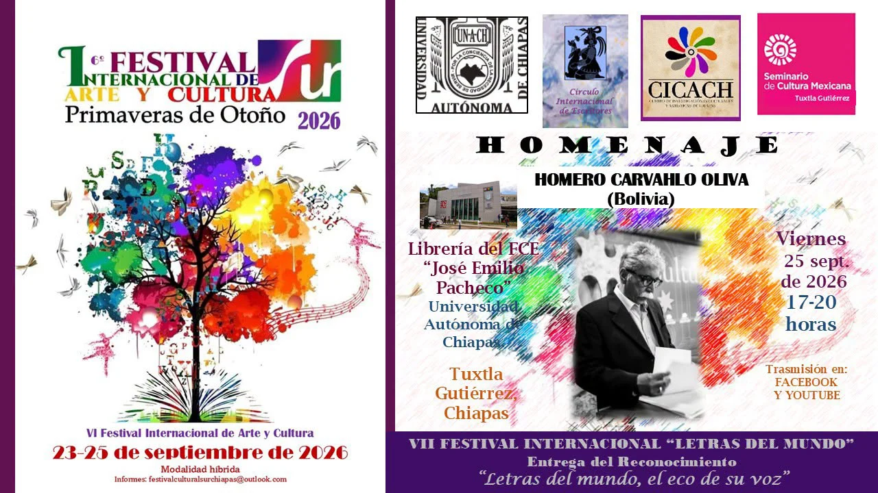 Homenaje Homero Carvalho Chiapas